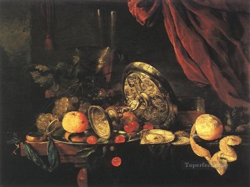 barroco Painting - Naturaleza muerta 1 Barroco holandés Jan Davidsz de Heem